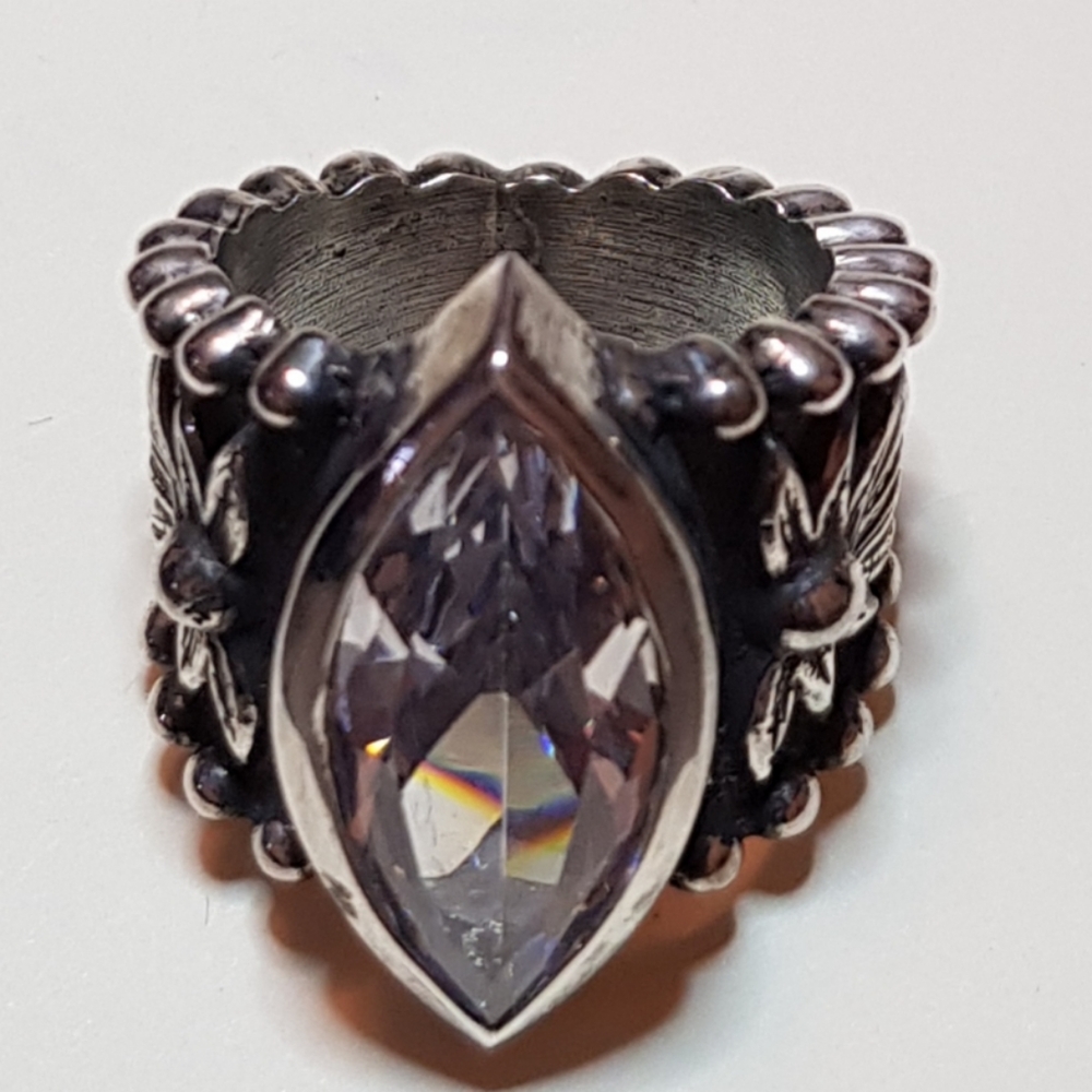 Sterling Silver Marquise Ring